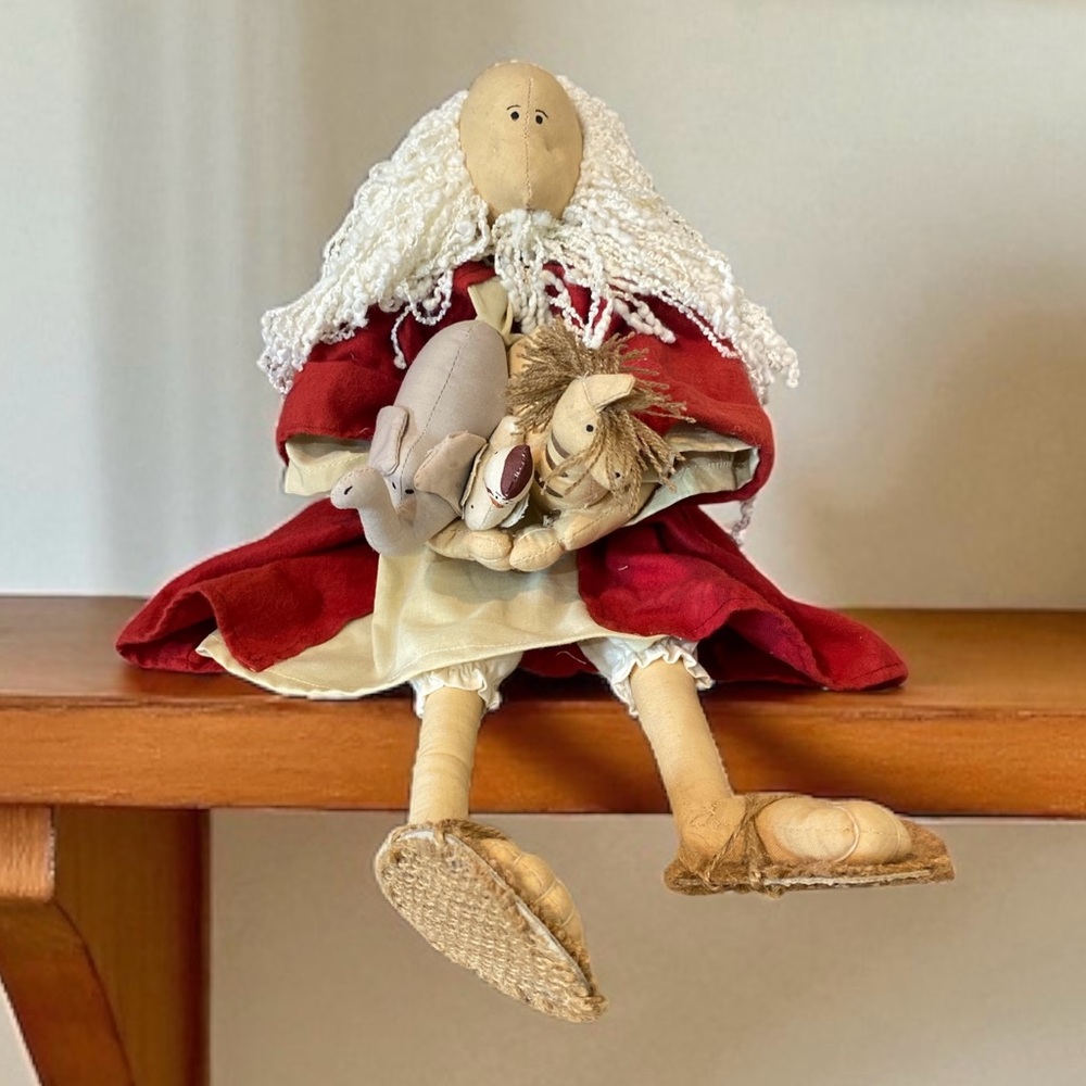 Vintage Noah’s Ark Decorative Doll